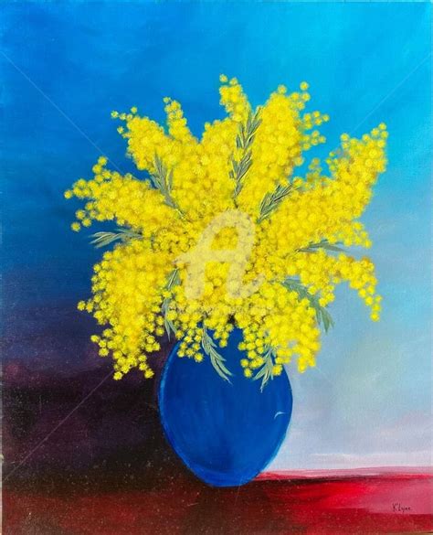 Mimosa « Mirandol », Painting by K’Lyne | Artmajeur