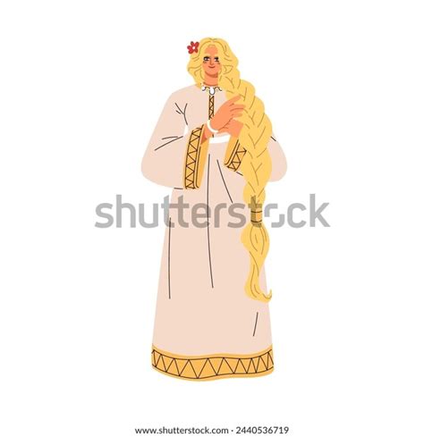 Sif Norse Pagan Goddess Earth Woman Stock Vector (Royalty Free) 2440536719 | Shutterstock