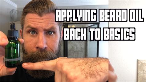 How To Apply Beard Oil Beard 101 Youtube