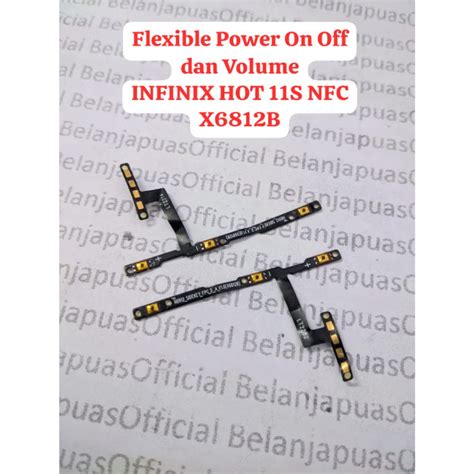 Flexible Fleksibel Flex Flek POWER ON Dan VOLUME INFINIX HOT 11s NFC