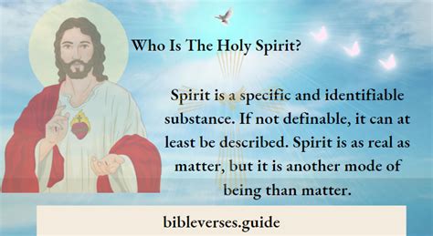 Who Is The Holy Spirit? - Bible Verses