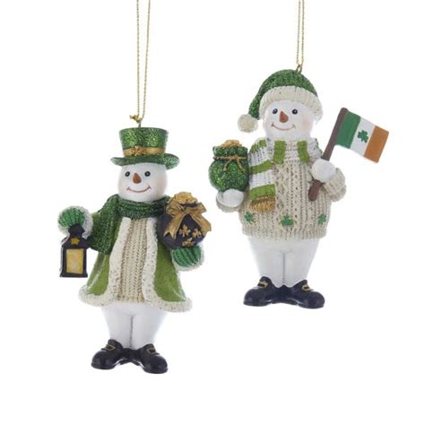 Irish Snowman Ornaments Bridgets Of Erin