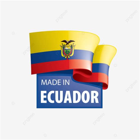 Ilustraci N De La Bandera Ecuatoriana En Formato Vectorial Sobre Un