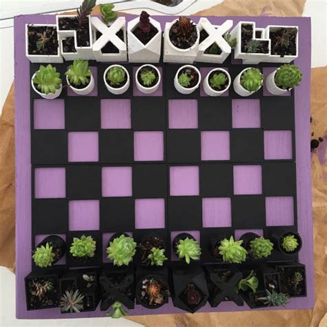 This Cactus Chess Board Is The Perfect Game For Your Garden Or In A Porch