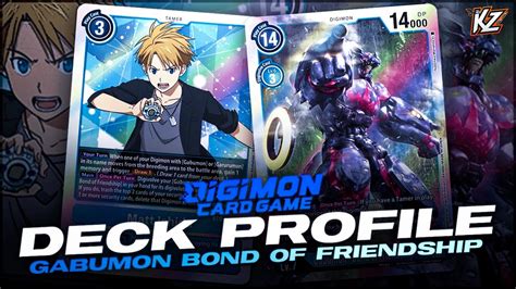 Gabumon Bond Of Friendship DECK PROFILE EL MAZO MÁS AGRESIVO DE BT06