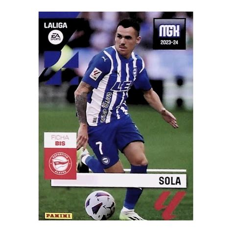 Comprar Cromo Sola Alavés Ficha Bis Panini Megacracks 2023 24