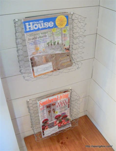 Diy Chicken Wire Magazine Basket At Saving 4 Six Diy Show Off ™ Diy