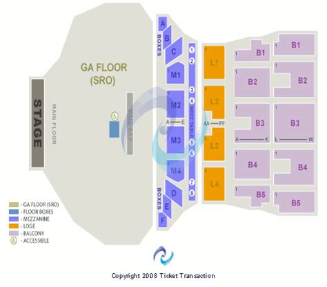 Fillmore Seating Chart New Orleans - Ponasa