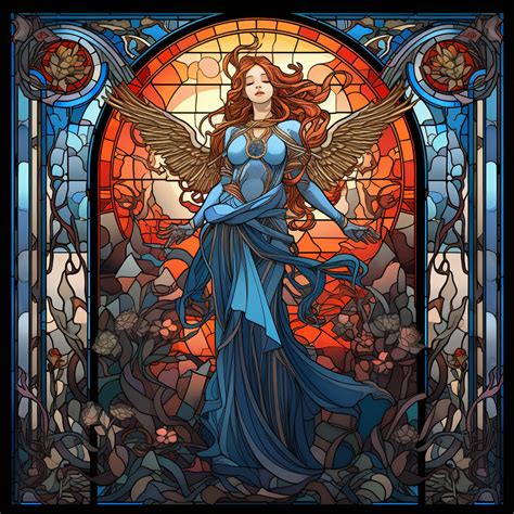 Artstation Angel Stained Glass Artworks