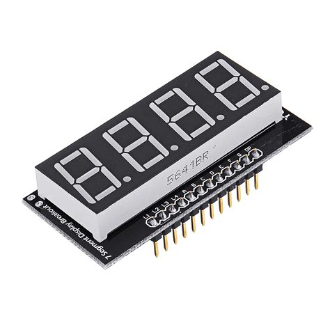 Ywrobot Four Digital Tube Red Led Display Module Common Anode For Ardu