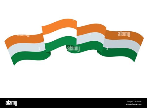 Indian Independence Day Flag Vector Illustrator Stock Vector Image