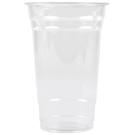 Choice 20 Oz Clear PET Plastic Cold Cup 50 Pack