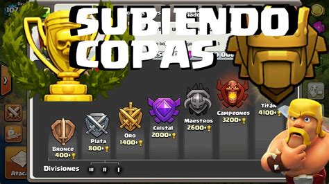 Como Subir Copas en Clash Of Clans Clash of Clans en español YouTube