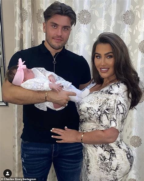 Lauren Goodger Gives Her Adorable Daughter Larose A Kiss As She Takes