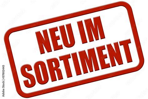 Stempel Rot Rel Neu Im Sortiment Stock Illustration Adobe Stock