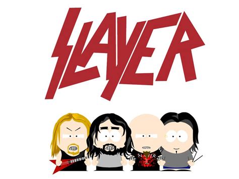 Slayer Southpark Slayer Band Adult Cartoons Arizona Logo South