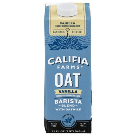 California Farms® Vanilla Oat Milk 32 Fl Oz Kroger