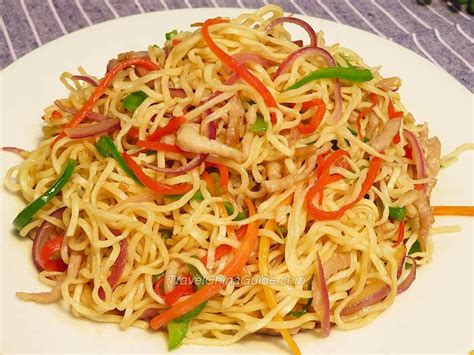 Chinese Chow Mein Stir Fried Noodles Recipe