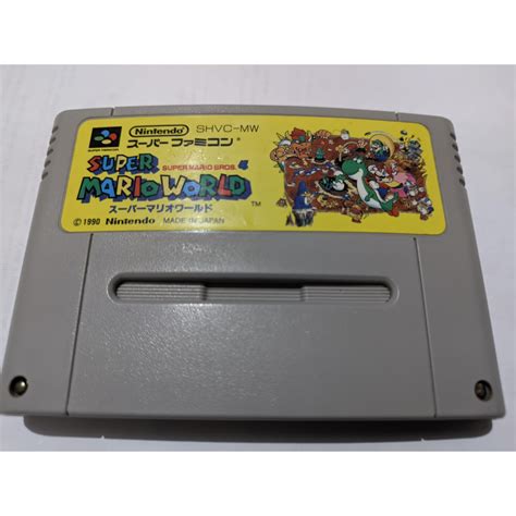 Super Mario World Para Super Famicom Nintendo 100 Original