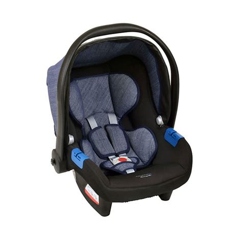 Carrinho c Bebê Conforto Travel Azul DoRéMi Brinquedos