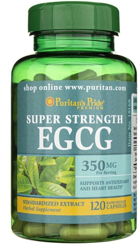 Puritan S Pride EGCG Ekstrakt Z Zielonej Herbaty 350 Mg 120 Kaps