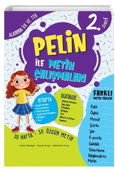 Çalışkan Yayınları Mucit Yayınları 2 Sınıf Pelin Ile Metin Çalışmaları