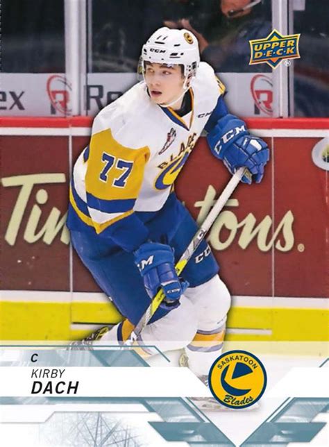 2018-19 Upper Deck CHL Hockey Cards Checklist