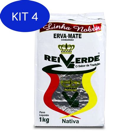 Kit Erva Mate Rei Verde Linha Nobre Nativa A V Cuo Kg Submarino