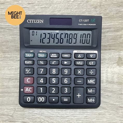 Jual Kalkulator Citizen Ct T Kalkulator Check Correct Digit