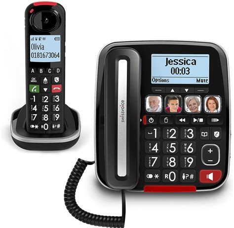 Swissvoice Xtra Combo Schnurgebundenes Seniors Phone Answering