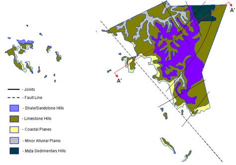 Geological/Geomorphological Map of Catbalogan (BSWM) | Download ...