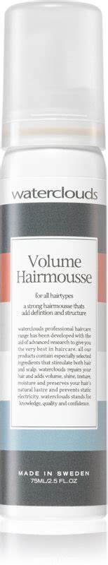 Waterclouds Volume Styling Mousse For Hair Notino Ie