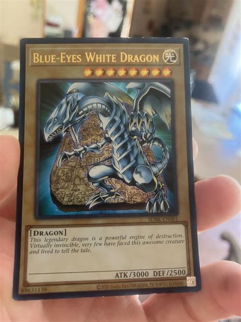 blue eyes white dragon card 2
