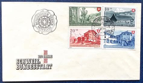 1948 Pro Patria Satzbrief Ohne Adresse 100 J Bundesstaat Kaufen