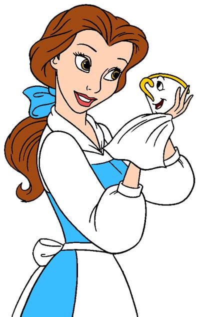 Bell And Chip Beauty And The Beast Clip Art Library