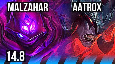 MALZAHAR Vs AATROX MID 7 0 7 700 Games Godlike EUW Diamond