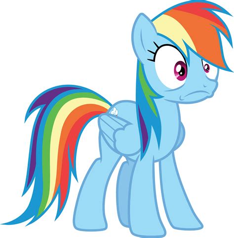 Rainbow Dash shocked by CloudyGlow on DeviantArt