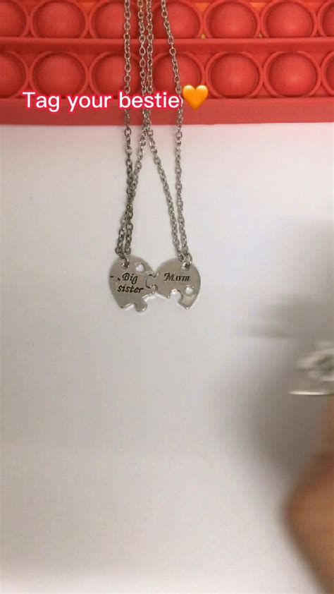 BFF necklace,couple necklace in 2022 | Bff necklaces, Couple necklaces ...