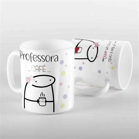 Caneca Flork professora já que é cedo para um vinho Mais Brinde