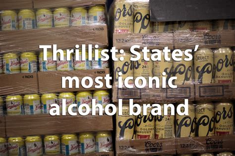 The most iconic alcohol brand in each state