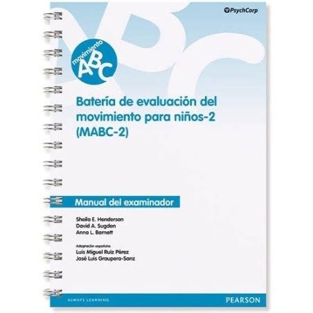 Librería de Psicología Materiales de Evaluación Test MABC 2