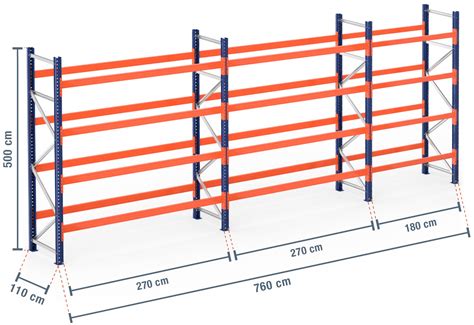 M Pallet Rack Pr Cm Deep M High Levels For