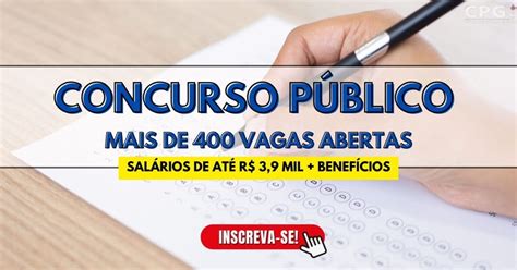 Prefeitura abre concurso público 449 vagas de níveis médio técnico