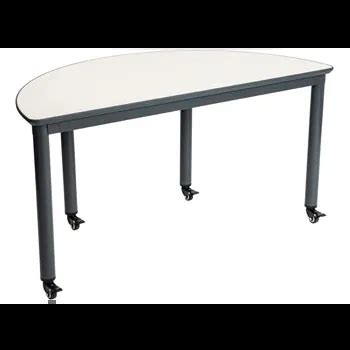 Ergerite Semi Circle Table 120 X 60 X 60cm