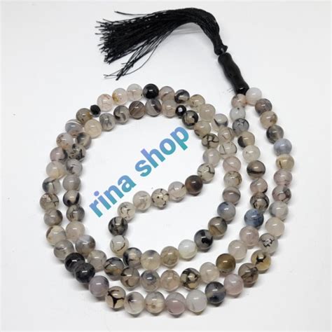 Jual TASBIH BATU AKI SERAT SISIK NAGA 8MM 99BUTIR SPESIAL Shopee