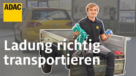 Ladungssicherung Beim Anh Nger So Transportiert Ihr Ladung Richtig