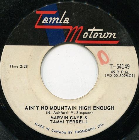 Marvin Gaye & Tammi Terrell - Ain't No Mountain High Enough (1967 ...