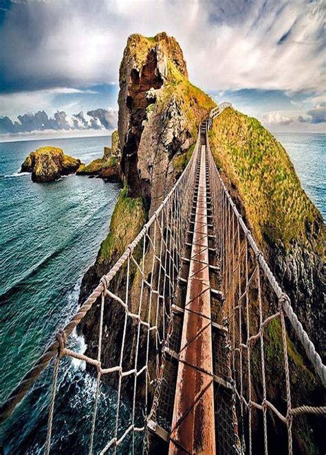 Carrick-a-Rede Rope Bridge County Antrim Northern Ireland - Hong Kong ...