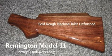 Replacement Walnut Gun Stock For Remington Model 11 Shotgun