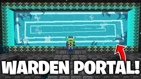 We Returned To The Warden Portal In Minecraft Warden Dimension